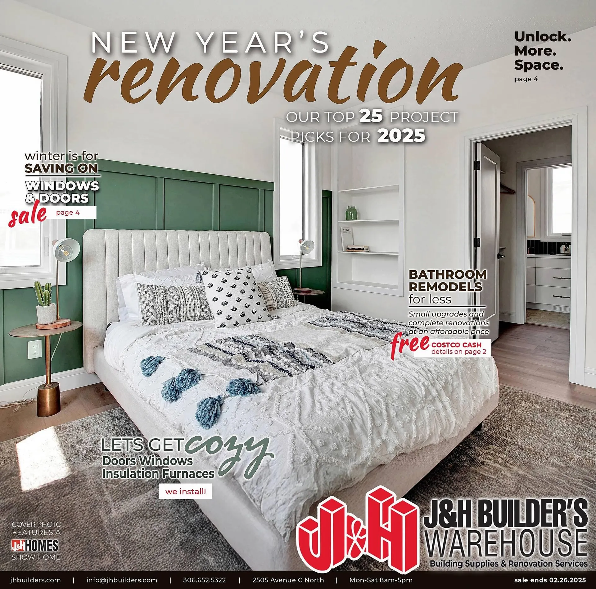 J&H Builders Warehouse flyer - 1