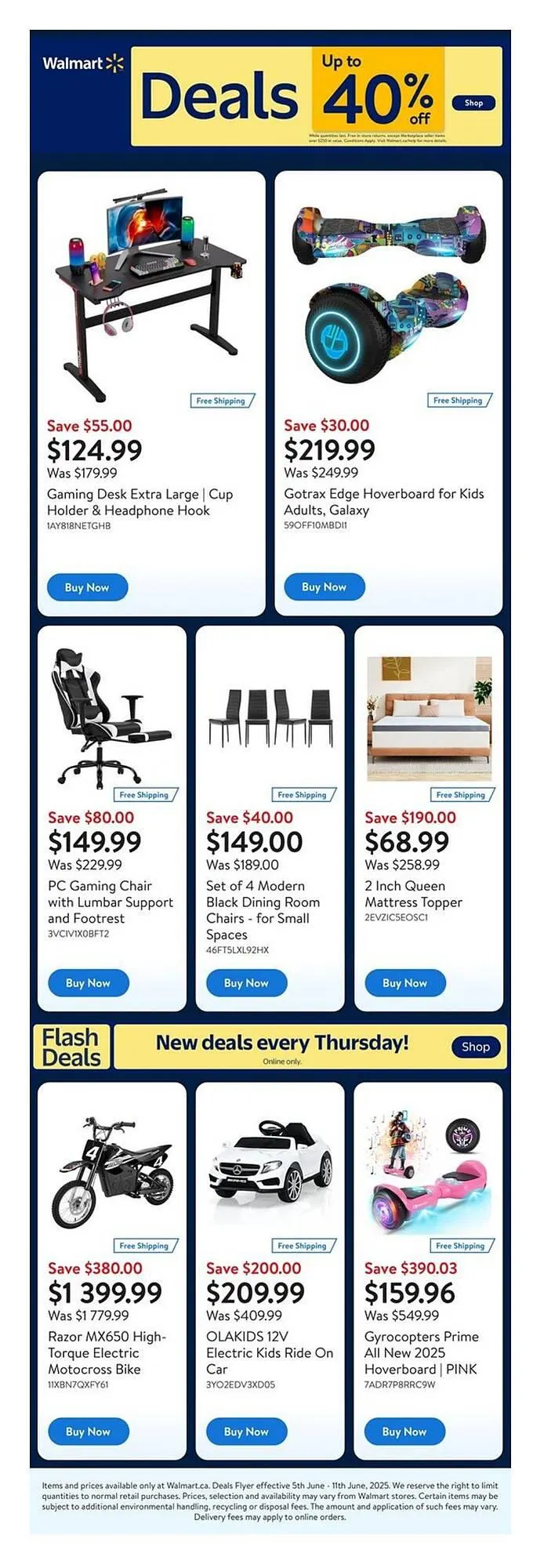 Walmart flyer from June 5 to June 11 2025 - flyer page 1
