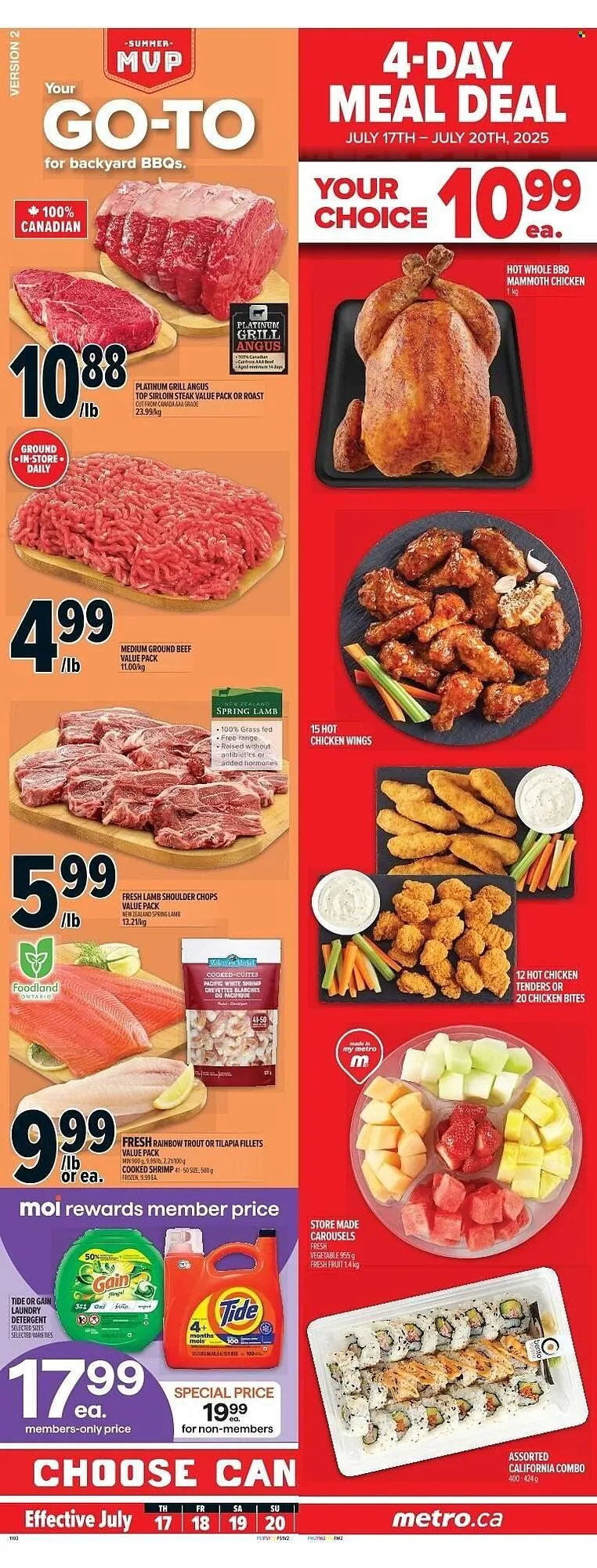 Metro flyer from July 17 to July 23 2025 - flyer page 2