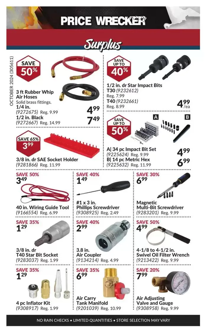 Price Wrecker from November 1 to November 30 2024 - flyer page 15