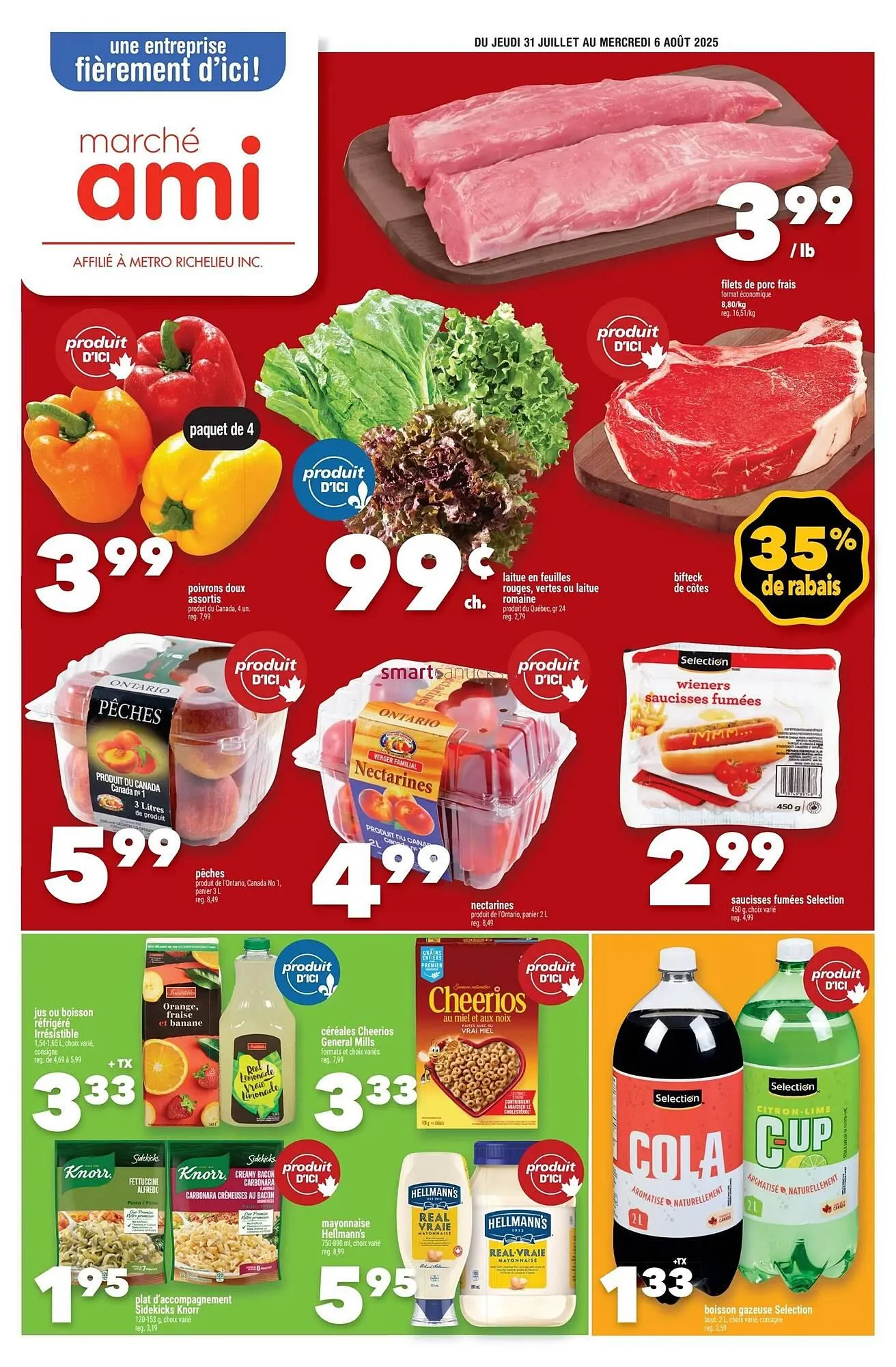 Marche Ami flyer from July 31 to August 6 2025 - flyer page 1