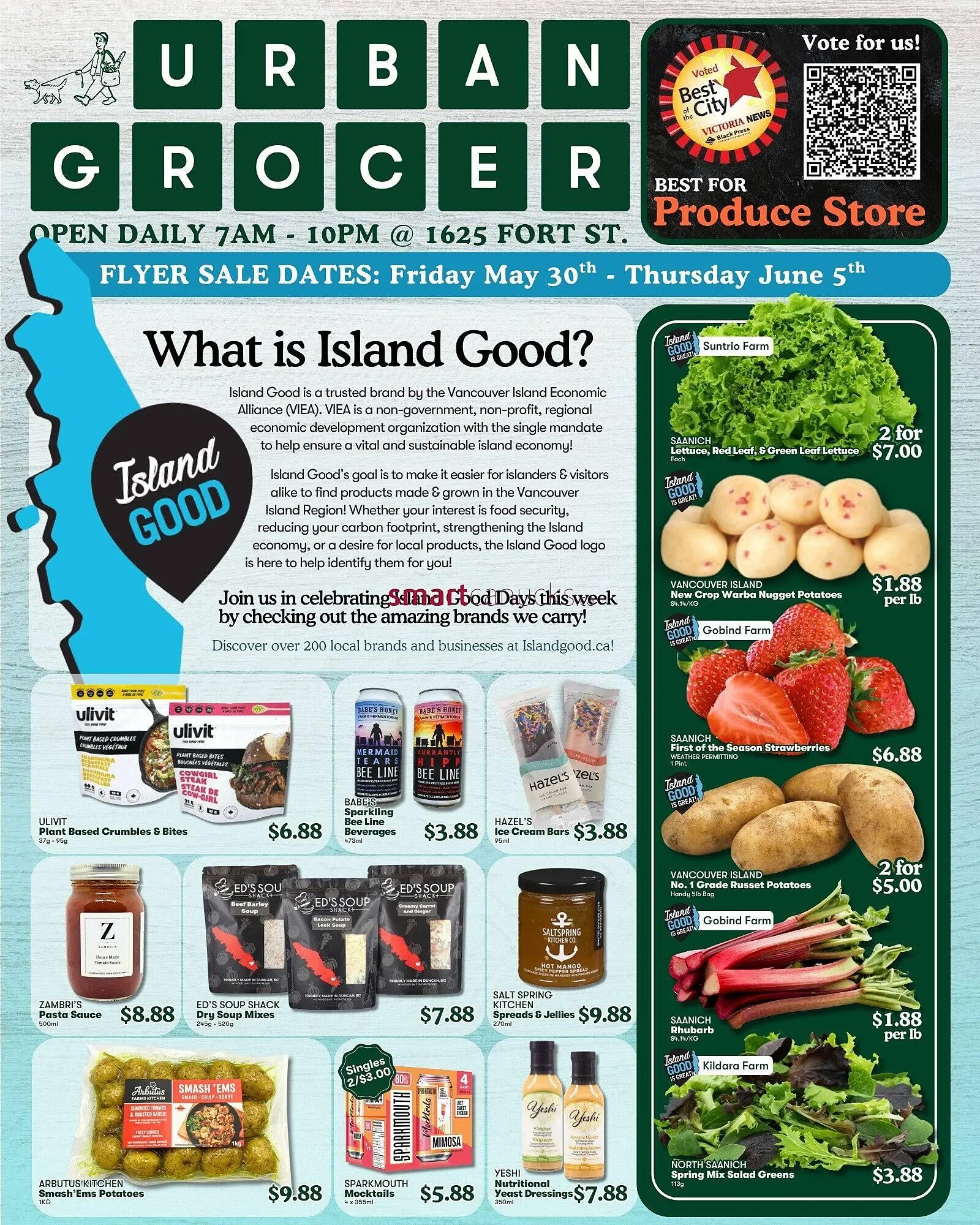 Urban Grocer flyer - 1
