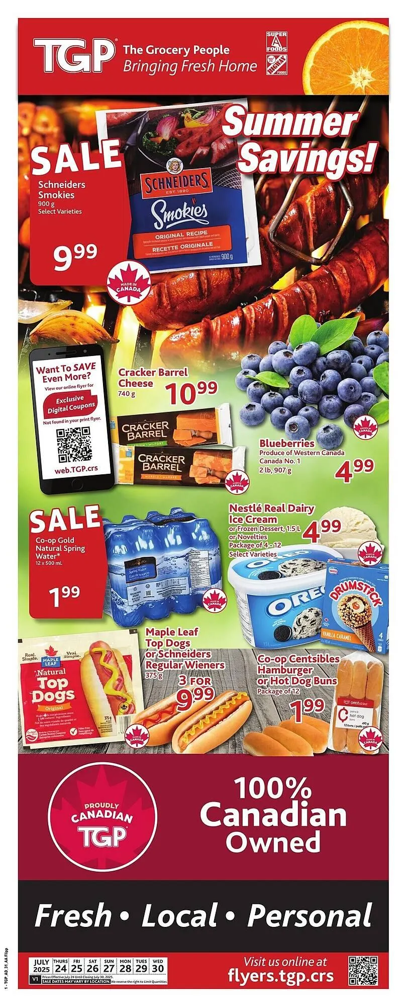 TGP The Grocery People flyer - 1