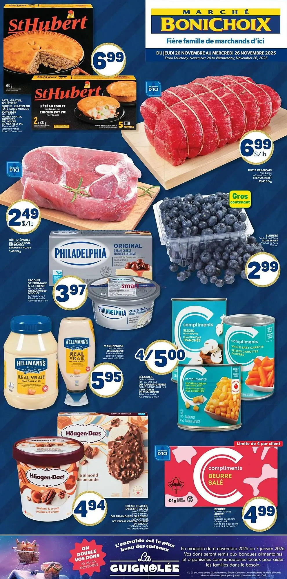 Marché Bonichoix flyer from November 20 to November 26 2025 - flyer page 1