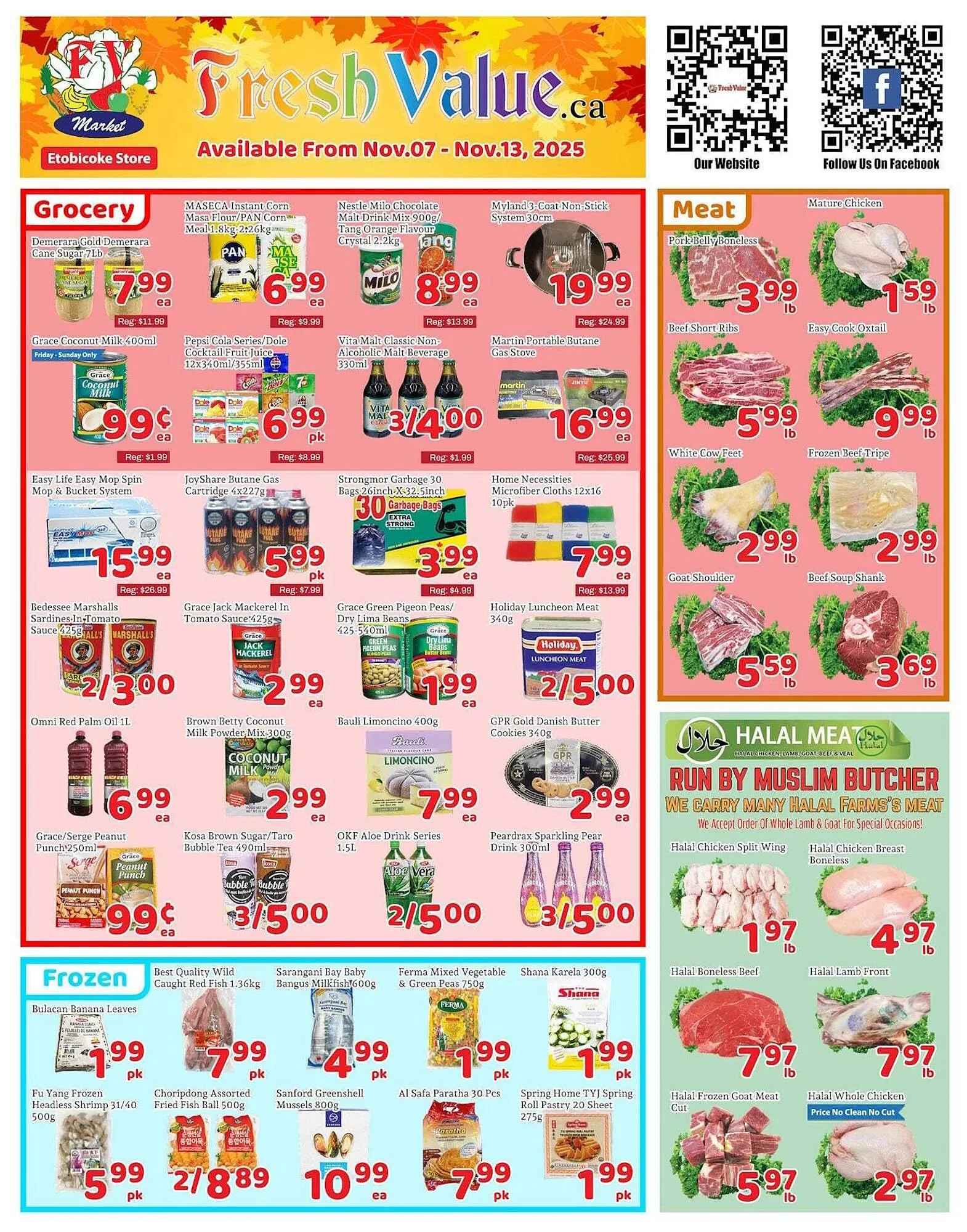 Fresh Value flyer from November 7 to November 14 2025 - flyer page 1