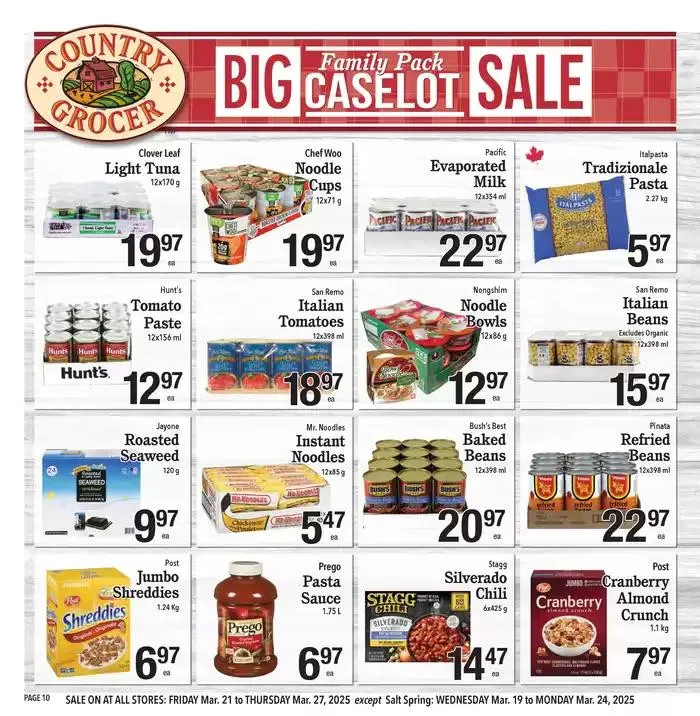 Current bargains and offers from March 21 to March 27 2025 - flyer page 10