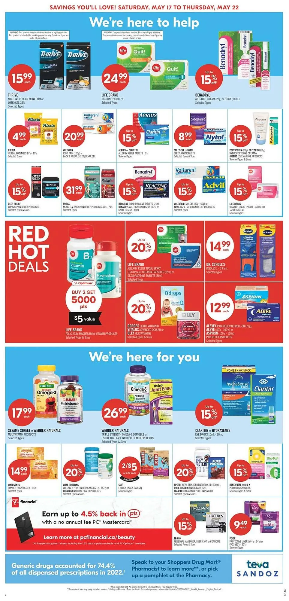Shoppers Drug Mart flyer from May 16 to May 23 2025 - flyer page 7