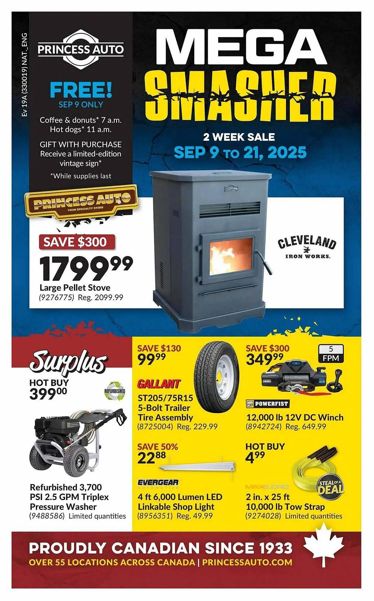 Princess Auto flyer from September 5 to September 12 2025 - flyer page 1