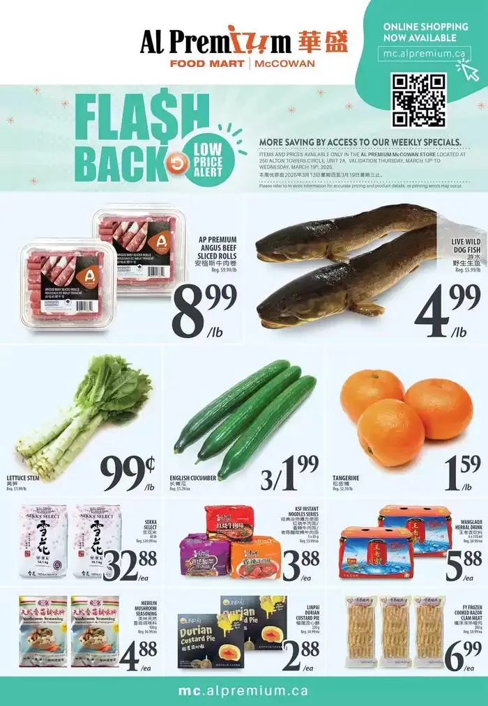 WEEKLY SPECIAL MCCOWAN from March 13 to March 19 2025 - flyer page 1