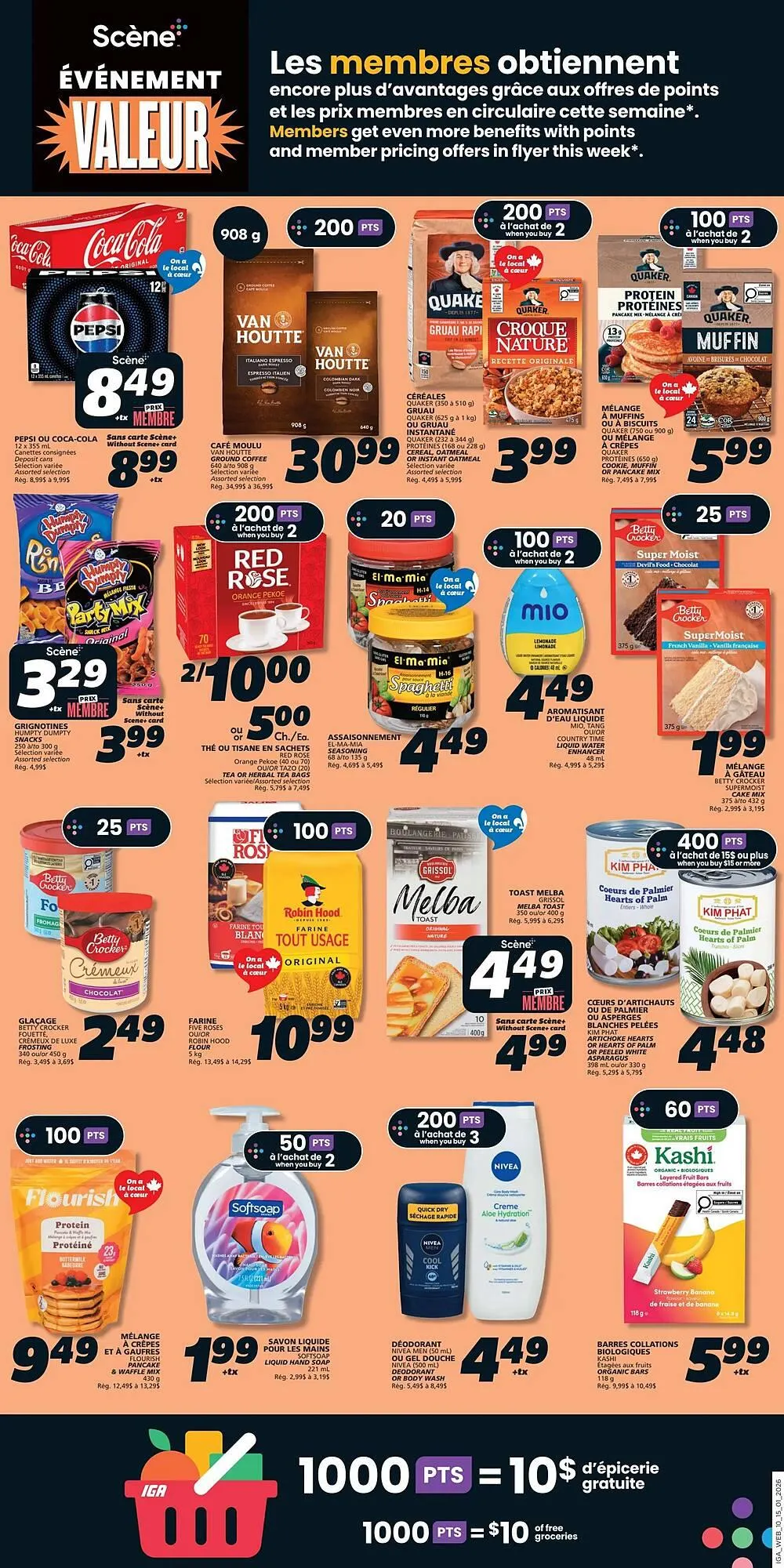 IGA flyer from January 15 to January 21 2026 - flyer page 12