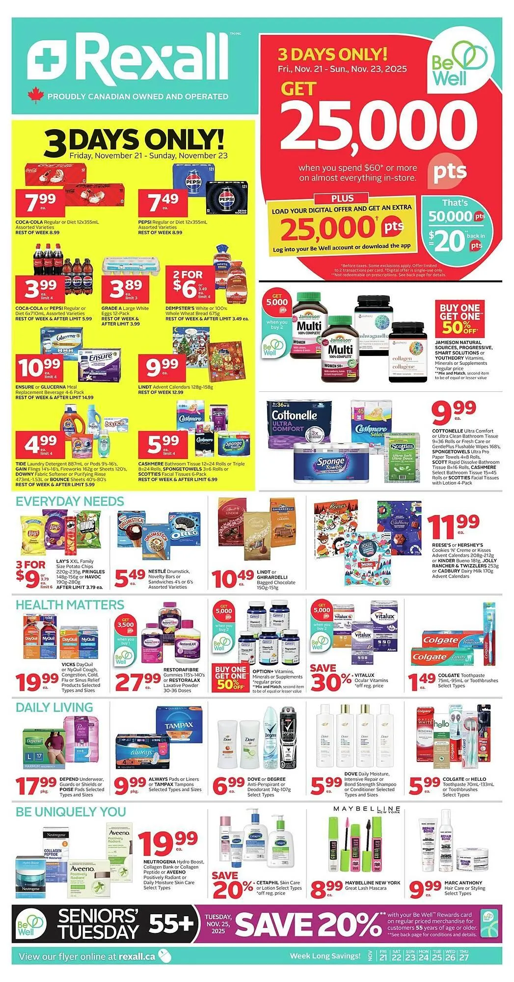 Rexall flyer from November 20 to November 27 2025 - flyer page 1