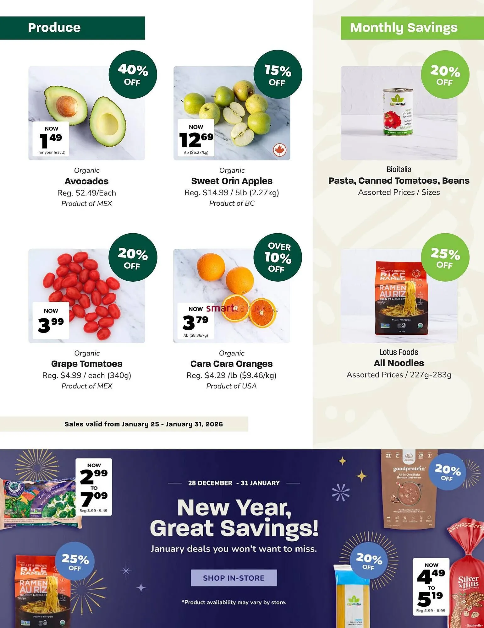 Blush Lane Organics flyer from January 25 to January 31 2026 - flyer page 2