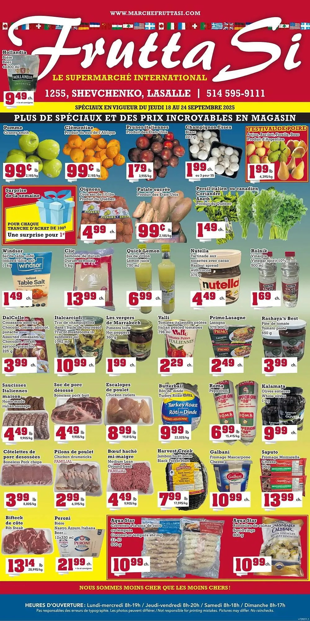 Frutta Si flyer from September 18 to September 24 2025 - flyer page 1
