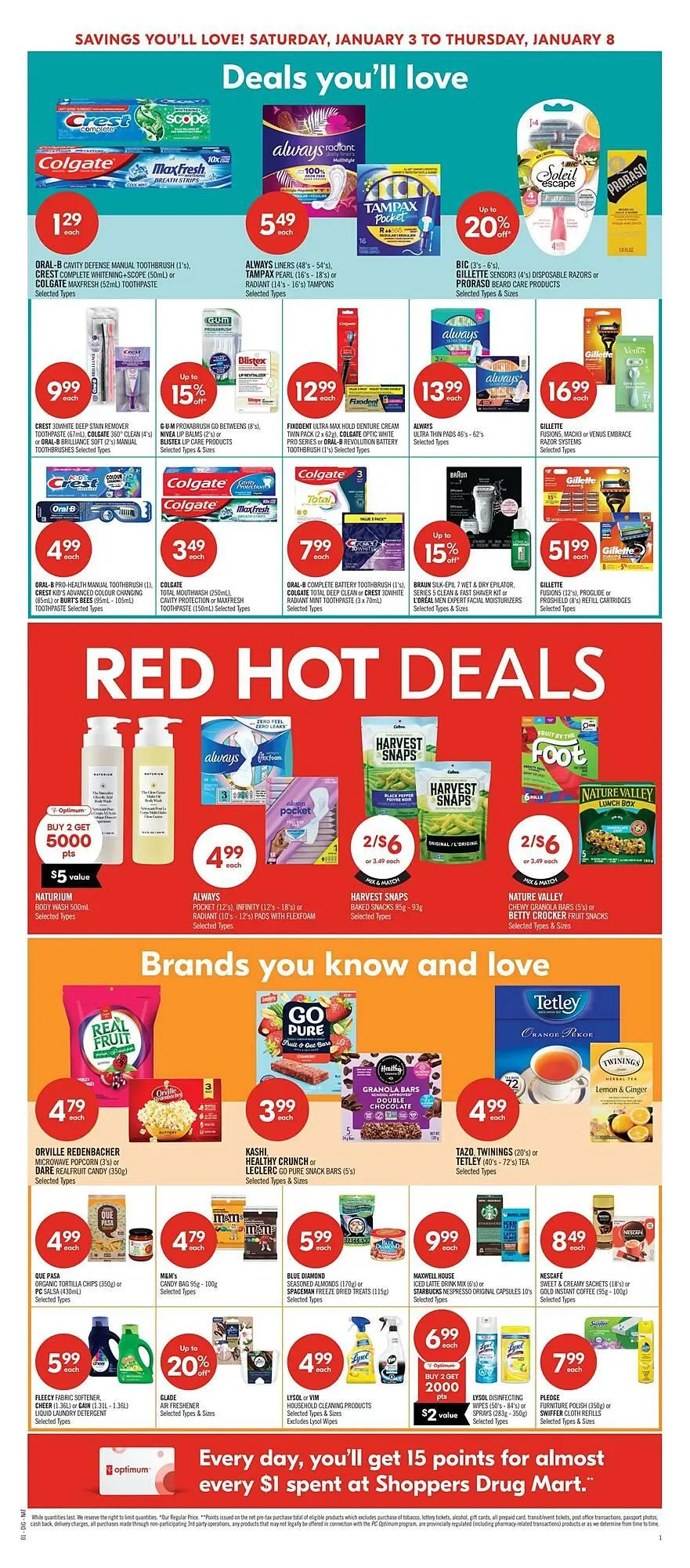 Shoppers Drug Mart flyer from January 3 to January 8 2026 - flyer page 9