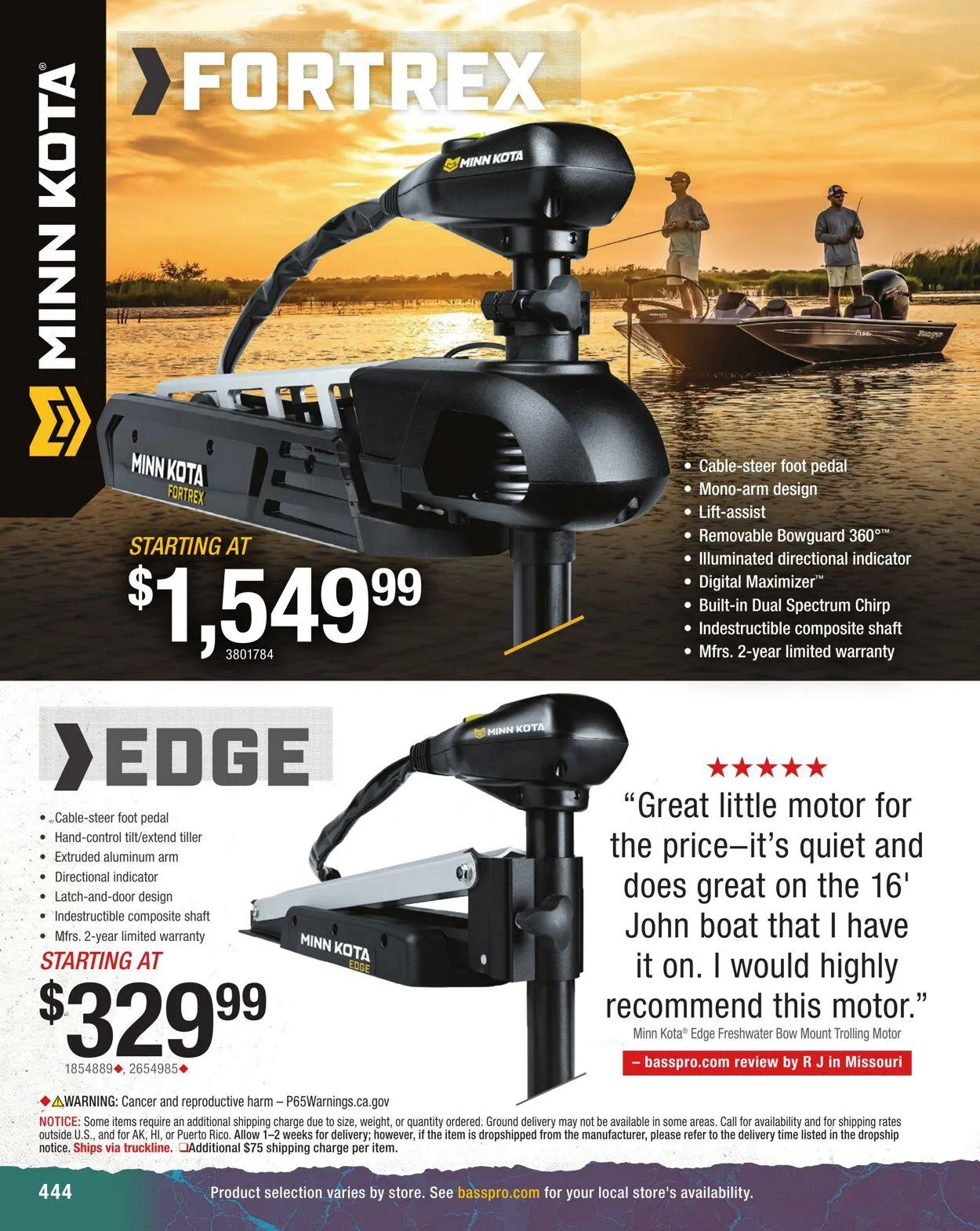 Bass Pro Current flyer from April 7 to April 21 2025 - flyer page 444