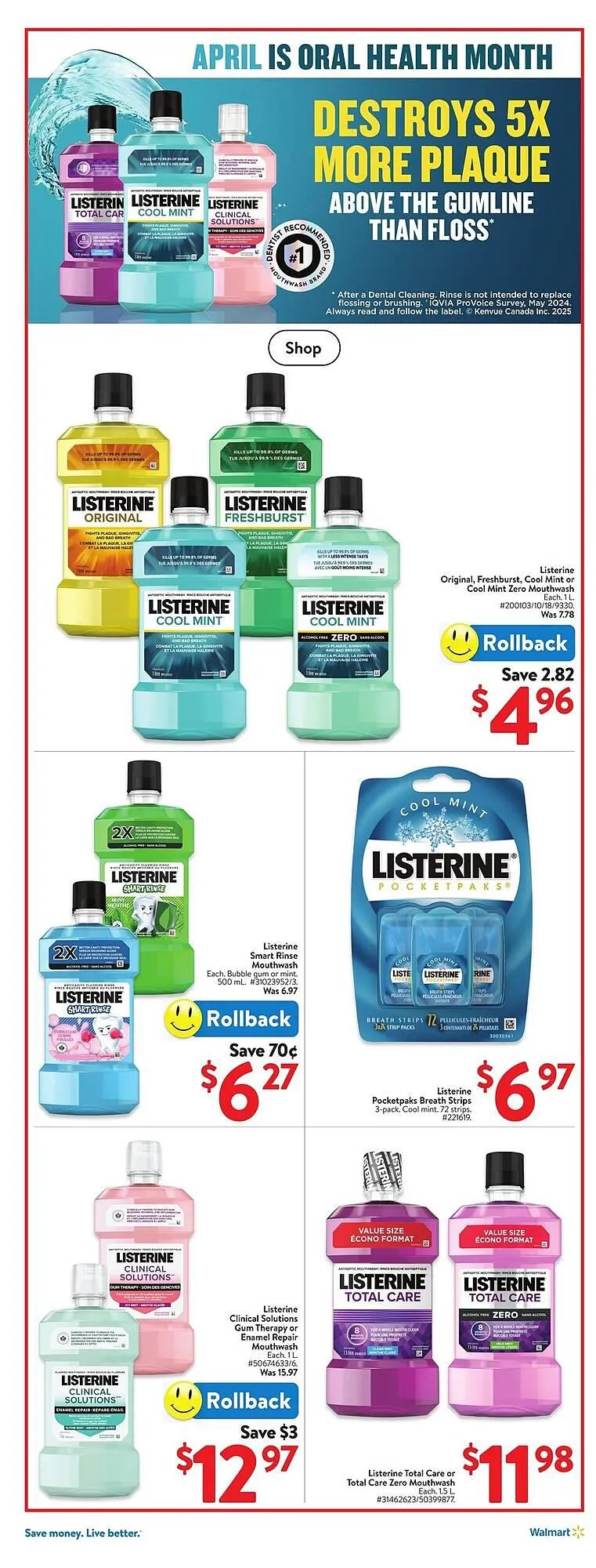 Walmart flyer from March 26 to April 1 2025 - flyer page 19