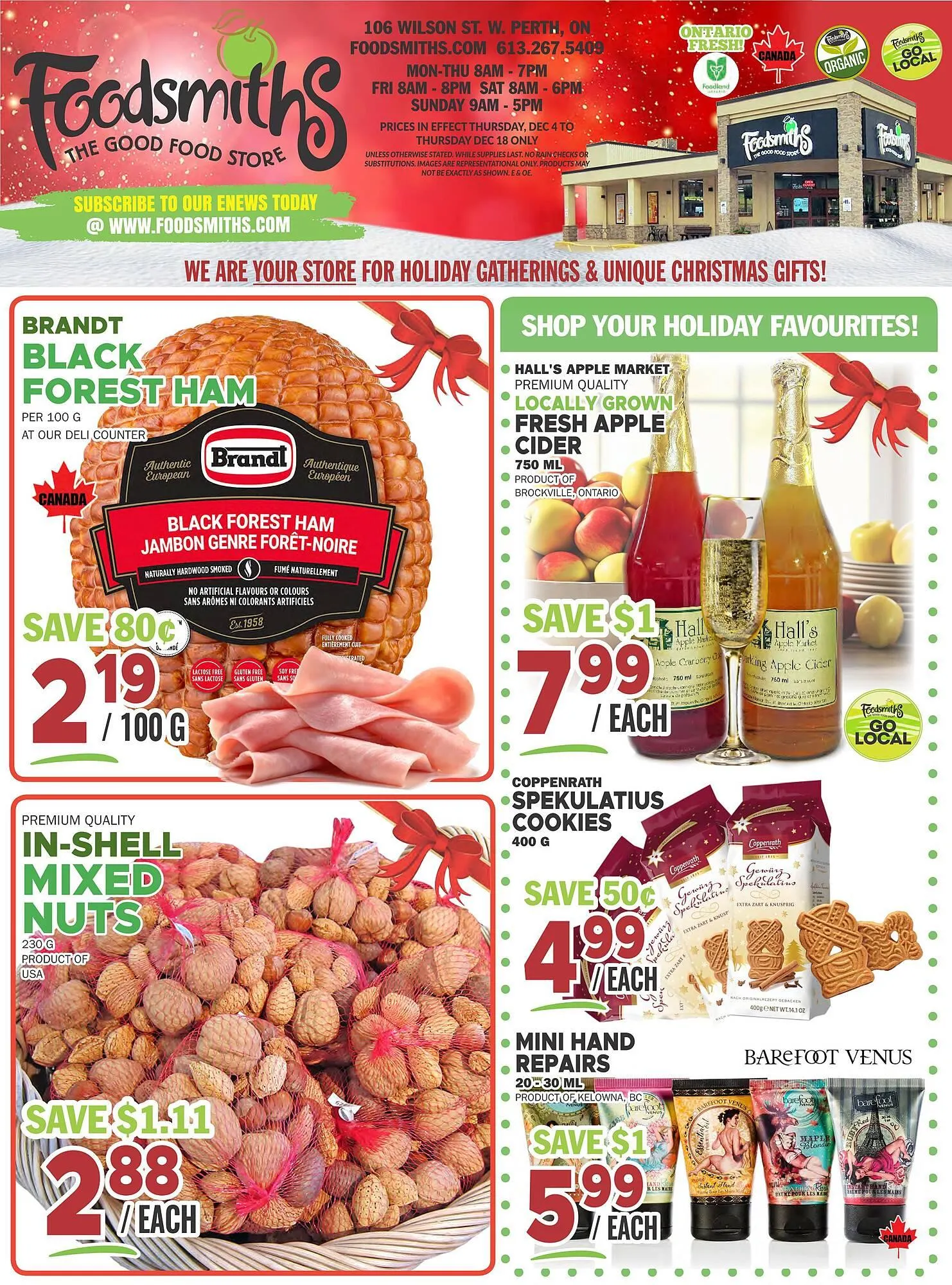 Foodsmiths flyer from December 3 to December 9 2025 - flyer page 1