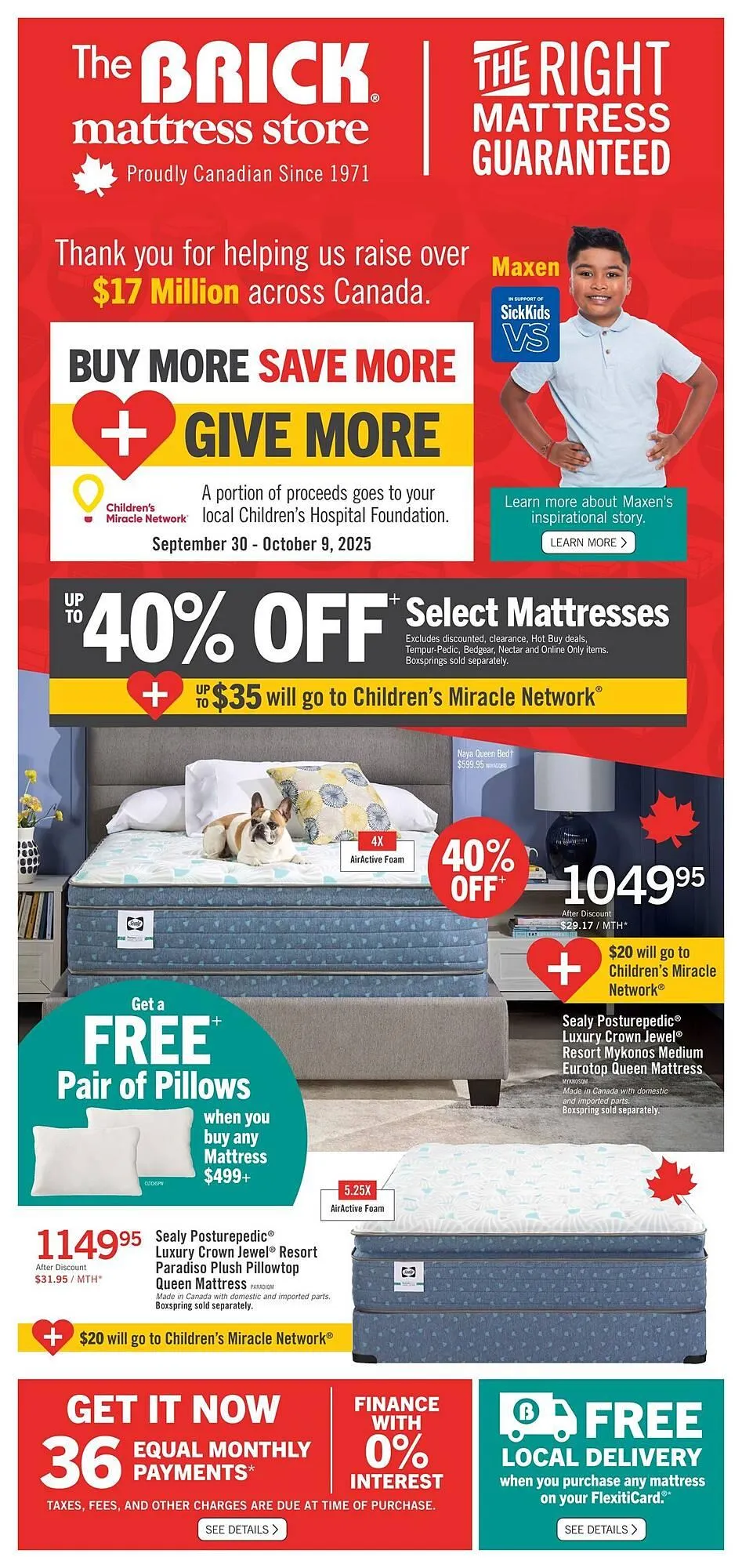 The Brick flyer from October 2 to October 10 2025 - flyer page 1