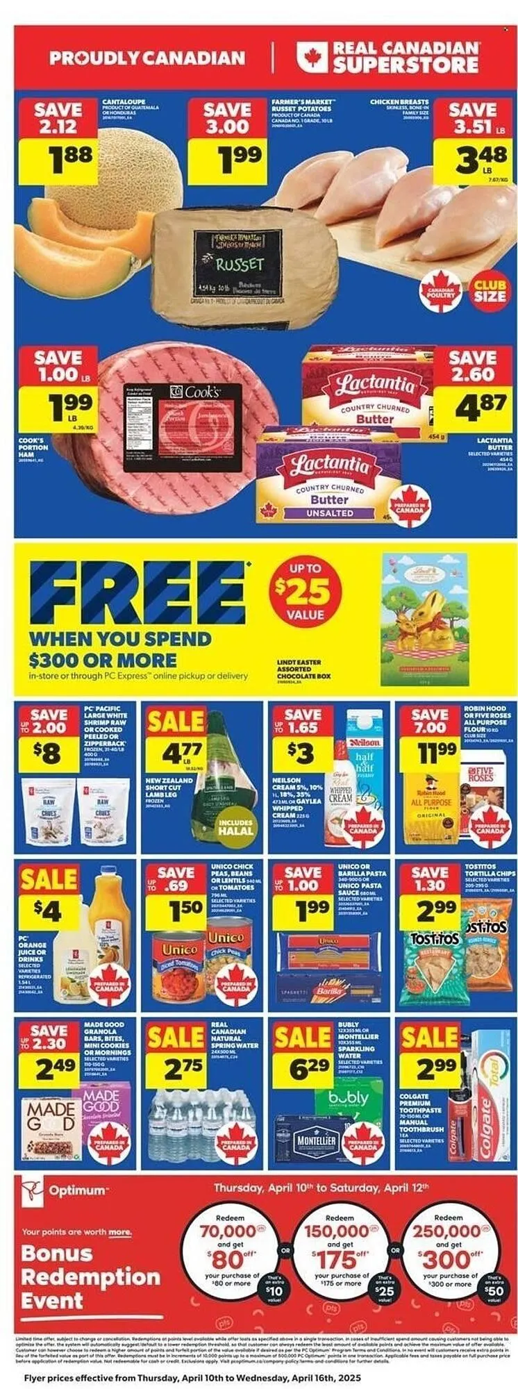 Real Canadian Superstore flyer from April 10 to April 16 2025 - flyer page 1