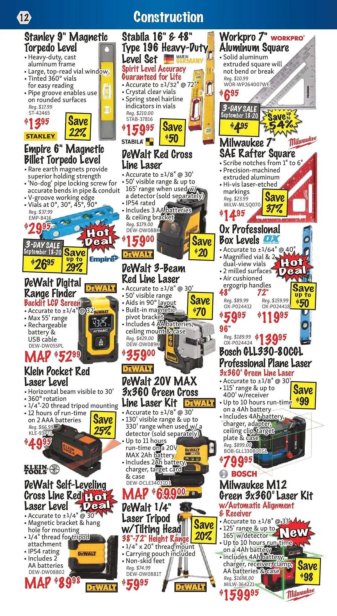 KMS Tools flyer from September 1 to September 15 2025 - flyer page 12