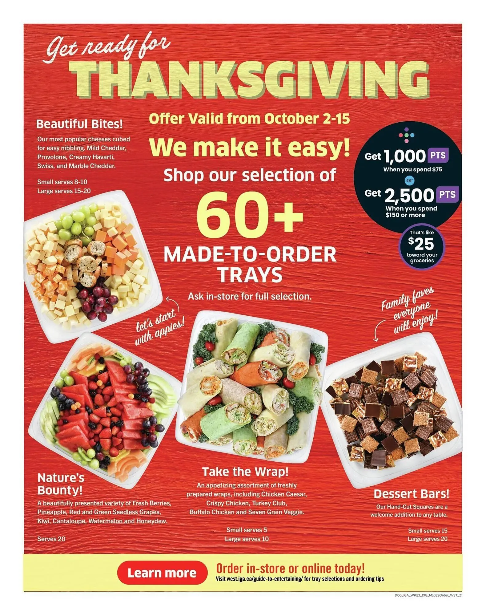 IGA flyer from October 2 to October 9 2025 - flyer page 13