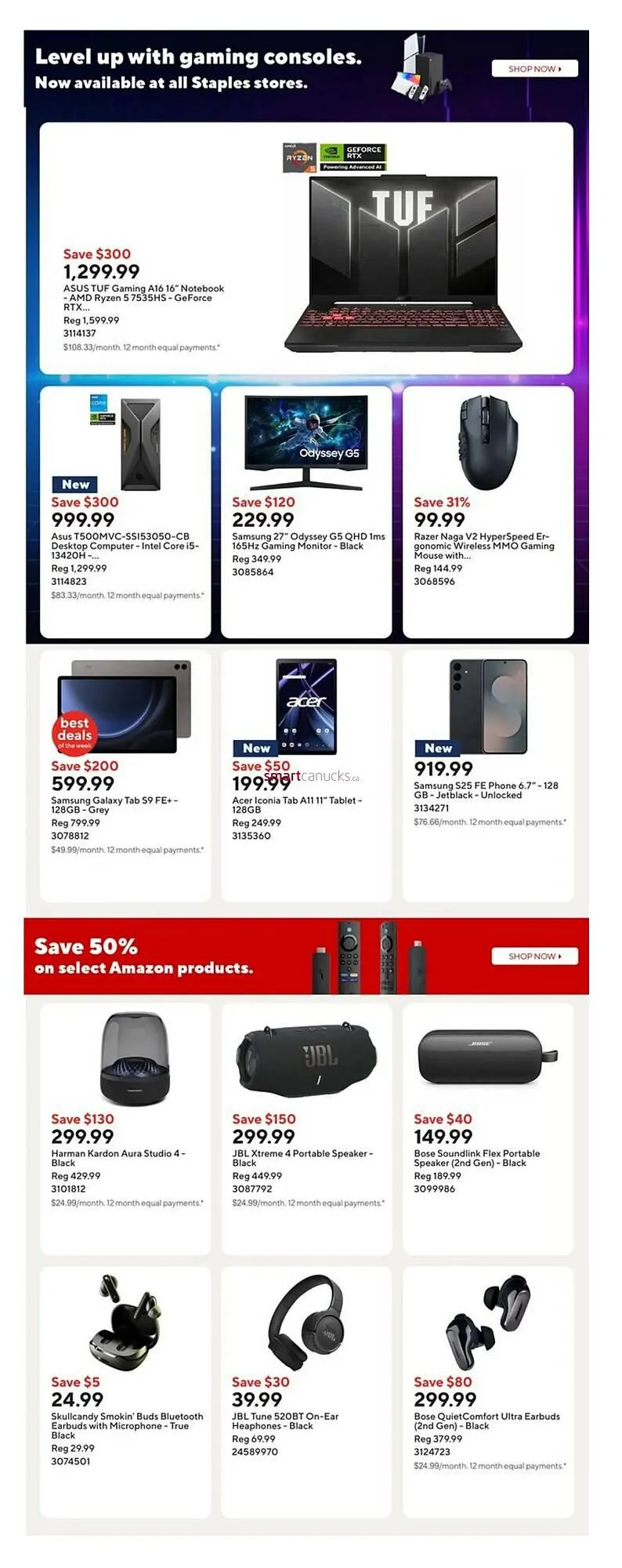 Staples flyer from October 31 to November 6 2025 - flyer page 6