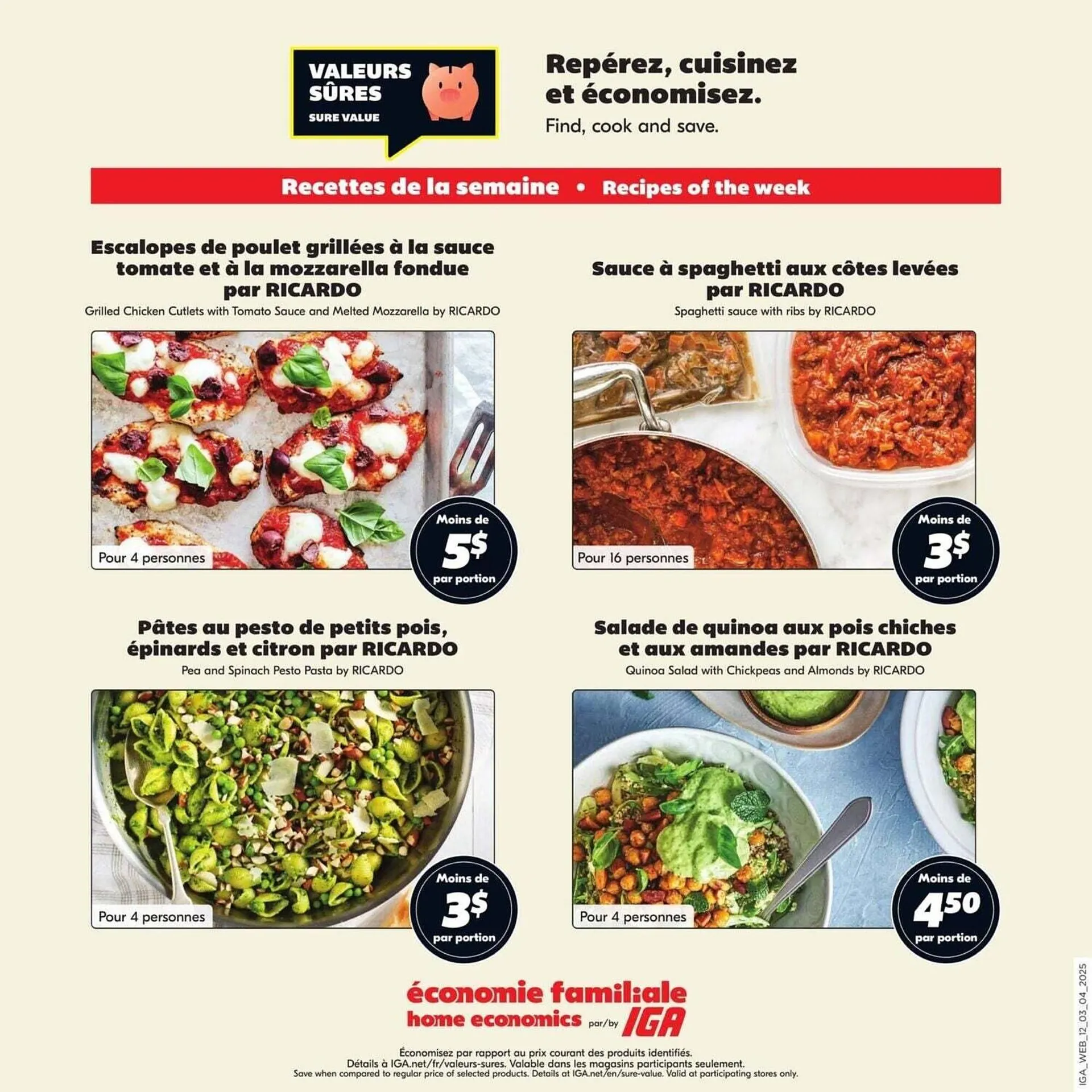 IGA flyer from April 1 to May 1 2025 - flyer page 30