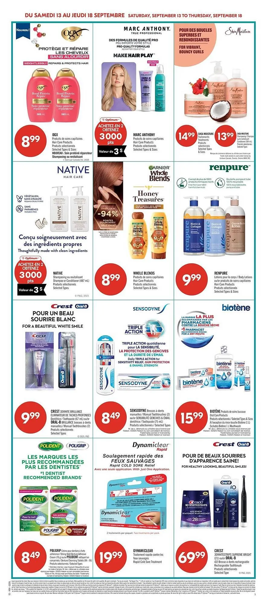 Shoppers Drug Mart flyer from September 11 to September 17 2025 - flyer page 13