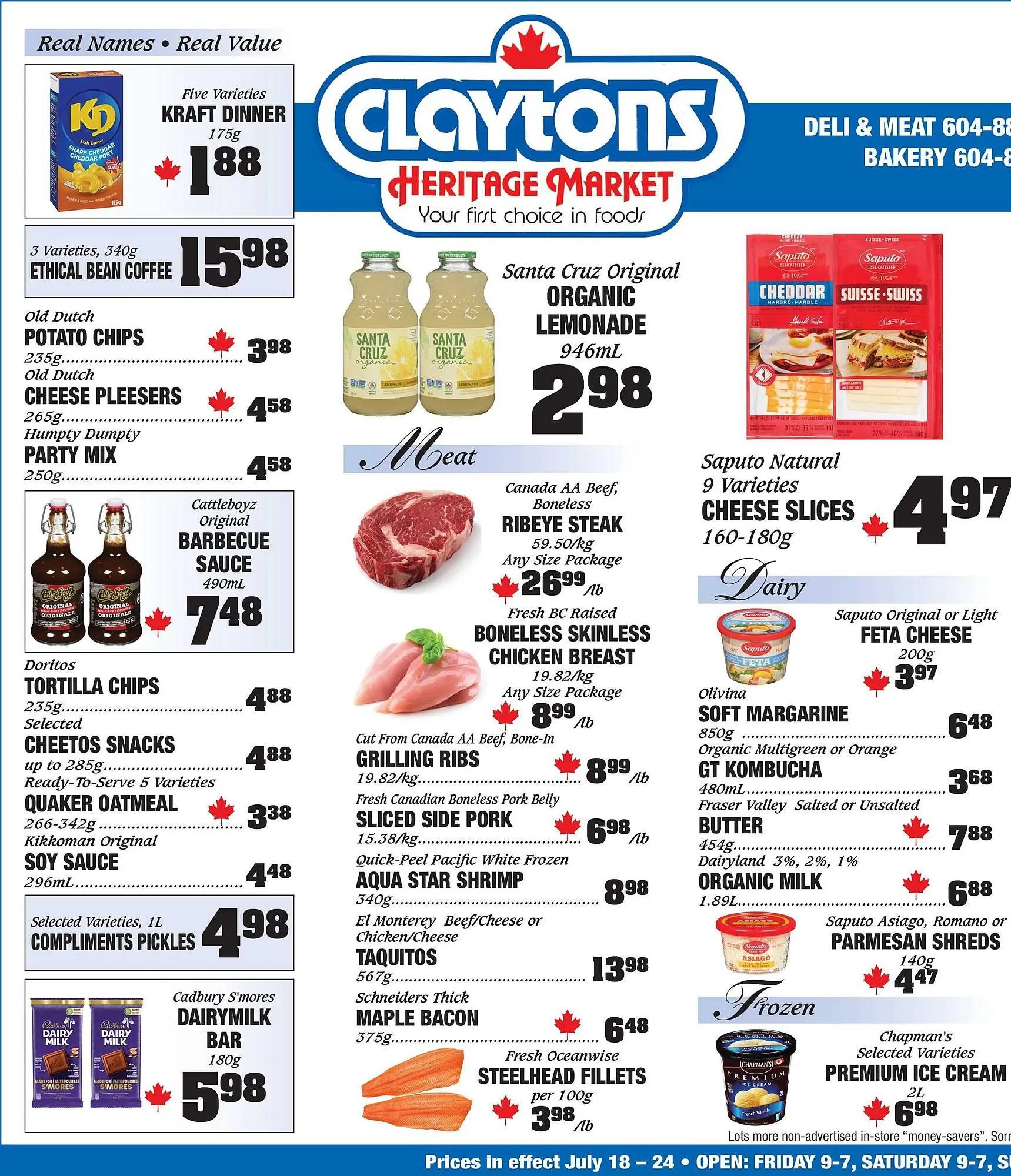 Claytons Heritage Market flyer - 1