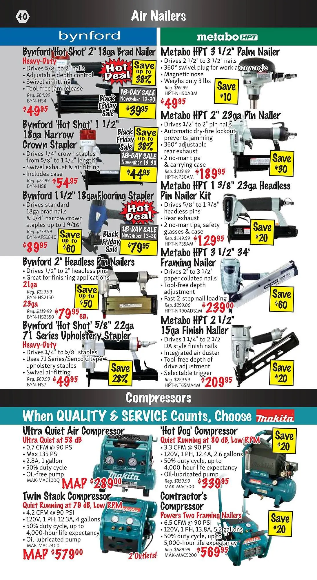 KMS Tools flyer from November 1 to November 30 2025 - flyer page 40