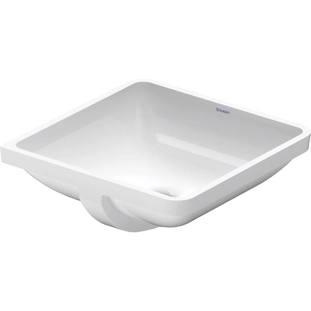 Starck 3 Ceramic 16-7/8-inch Undermount Bathroom Sink in White