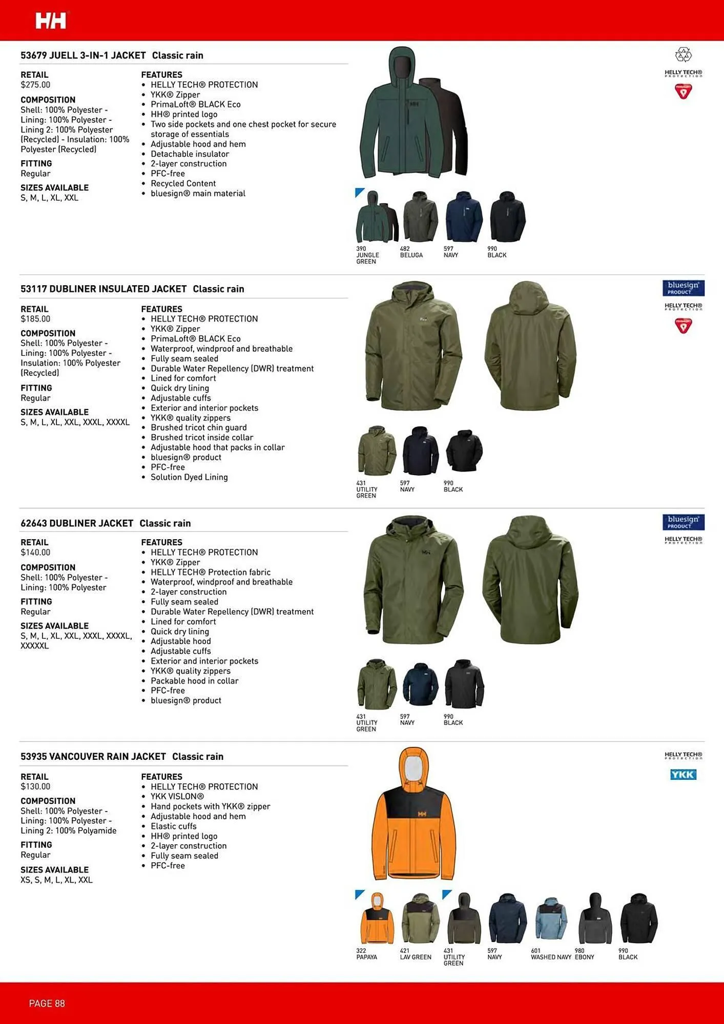Helly Hansen flyer from September 11 to February 28 2026 - flyer page 88