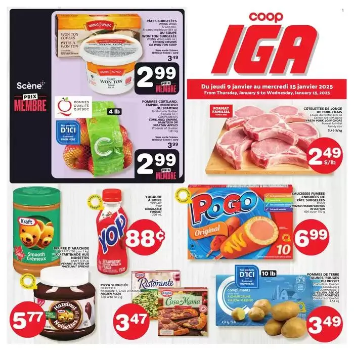 Iles-de-la-Madeleine from January 9 to January 15 2025 - flyer page 1