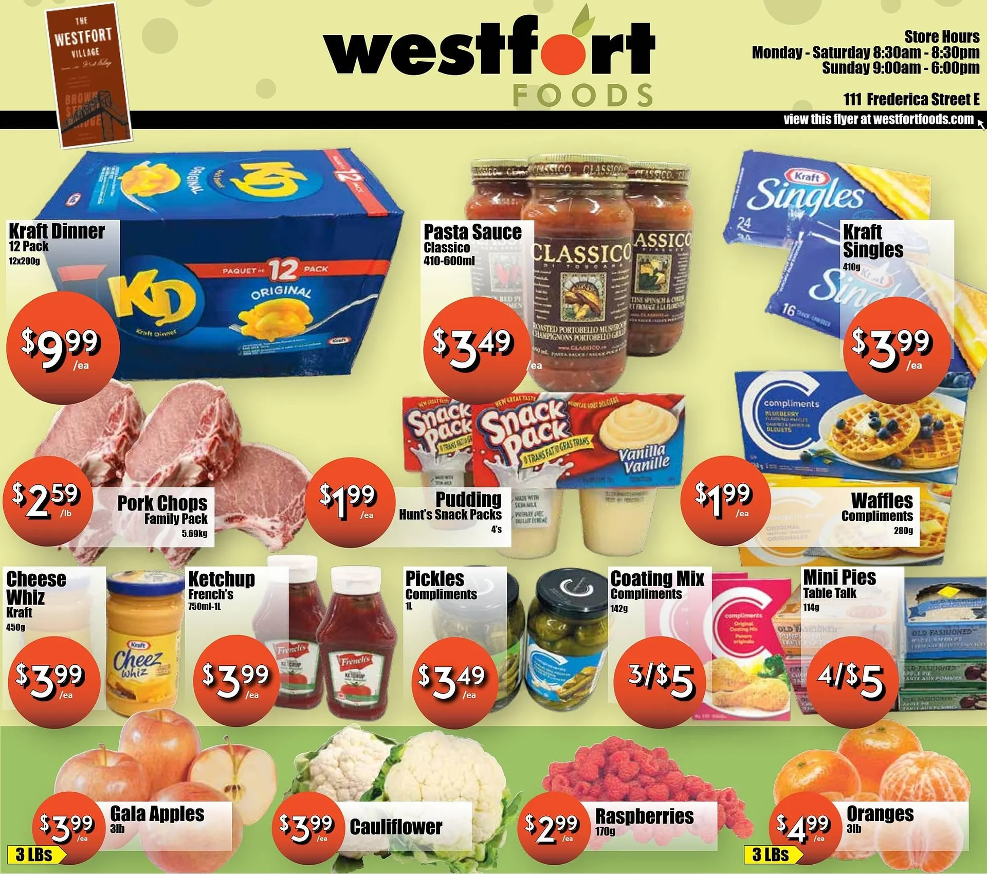 Westfort Foods flyer - 1