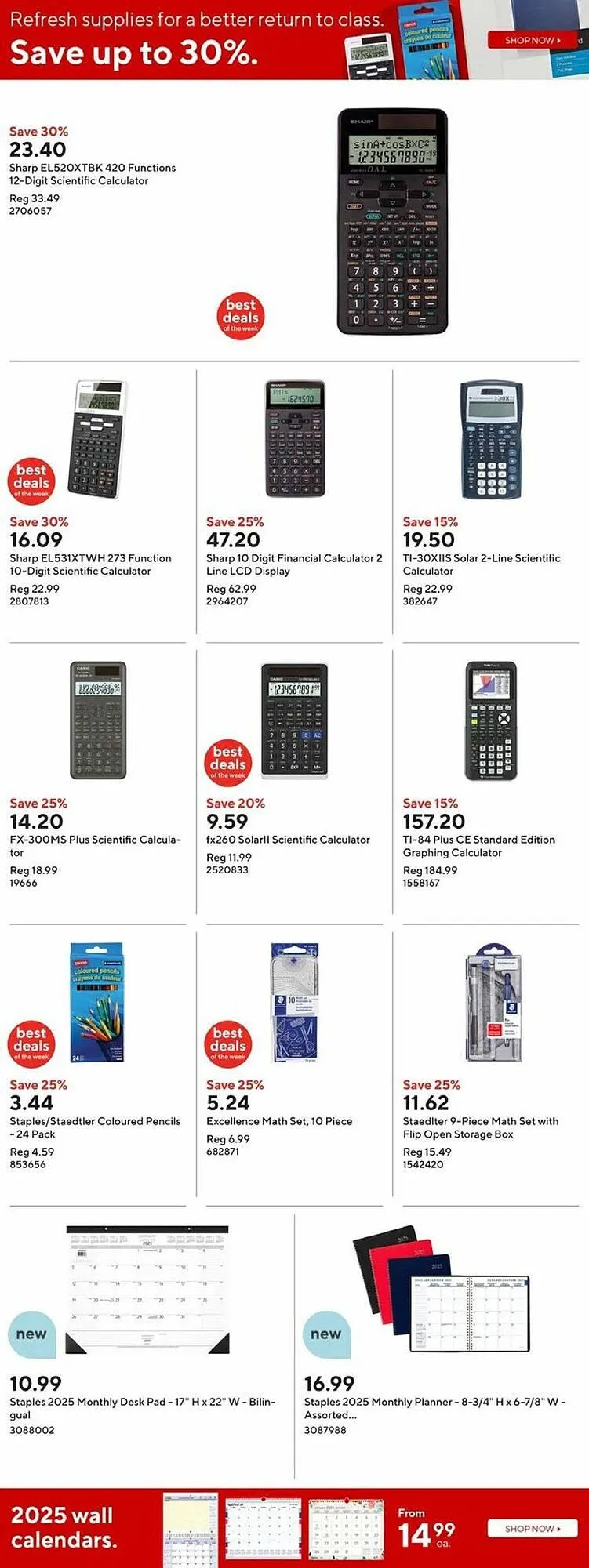 Staples flyer from January 2 to January 16 2025 - flyer page 5