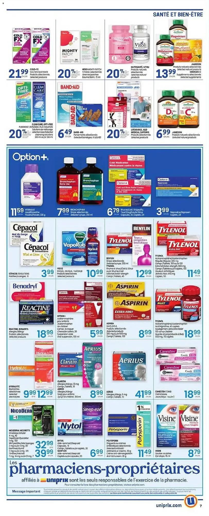 Uniprix flyer from December 18 to December 24 2025 - flyer page 7