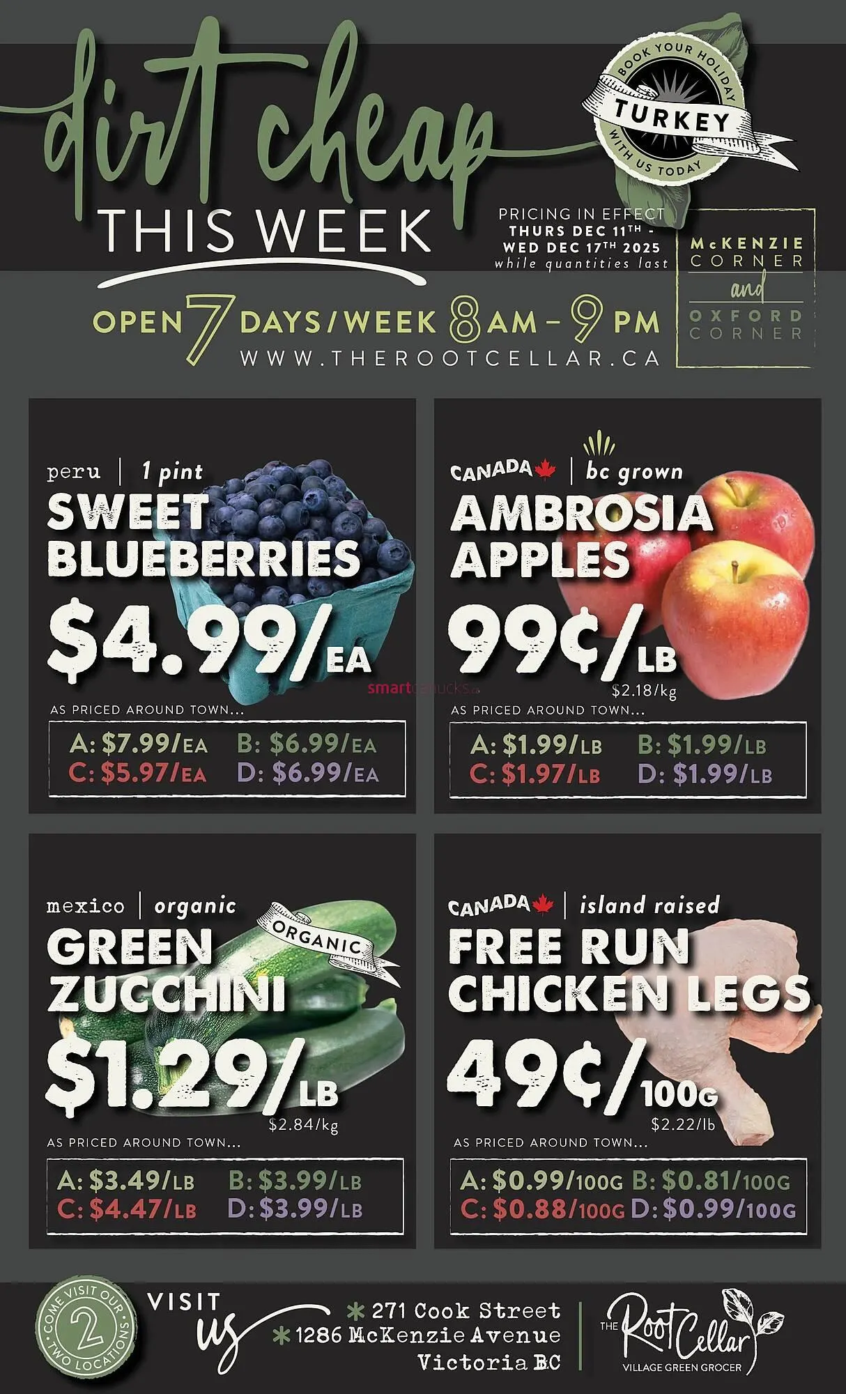 The Root Cellar flyer from December 11 to December 17 2025 - flyer page 1