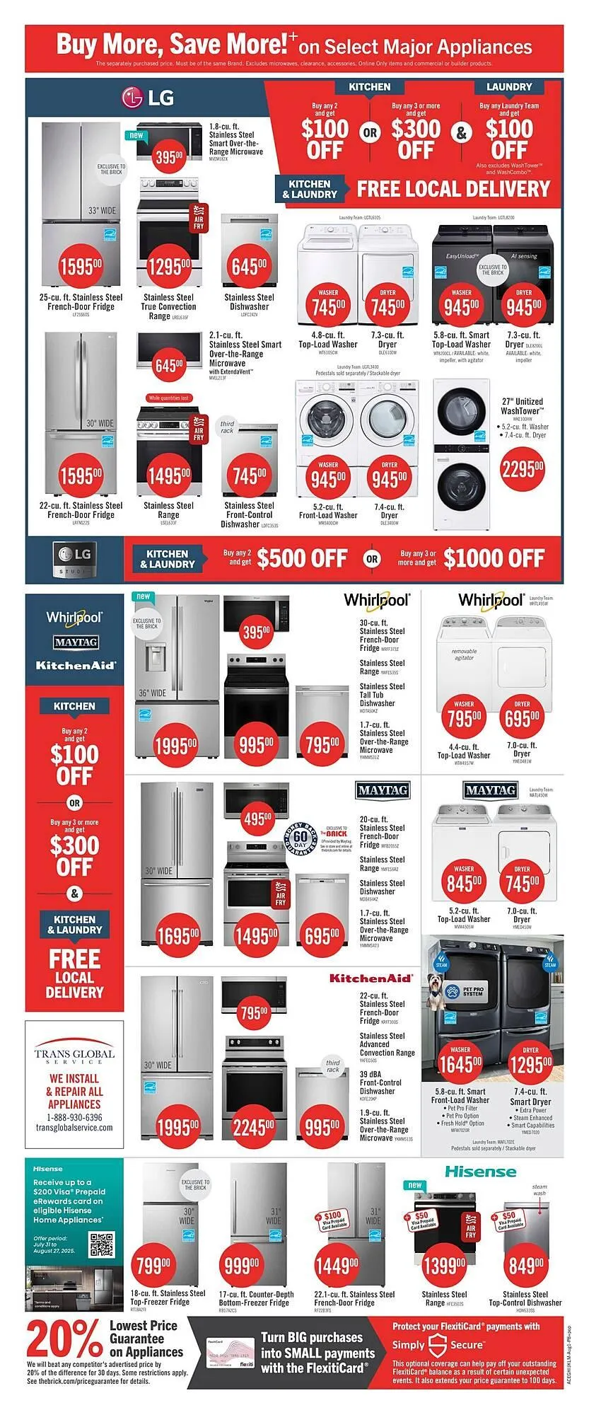 The Brick flyer from July 31 to August 4 2025 - flyer page 19