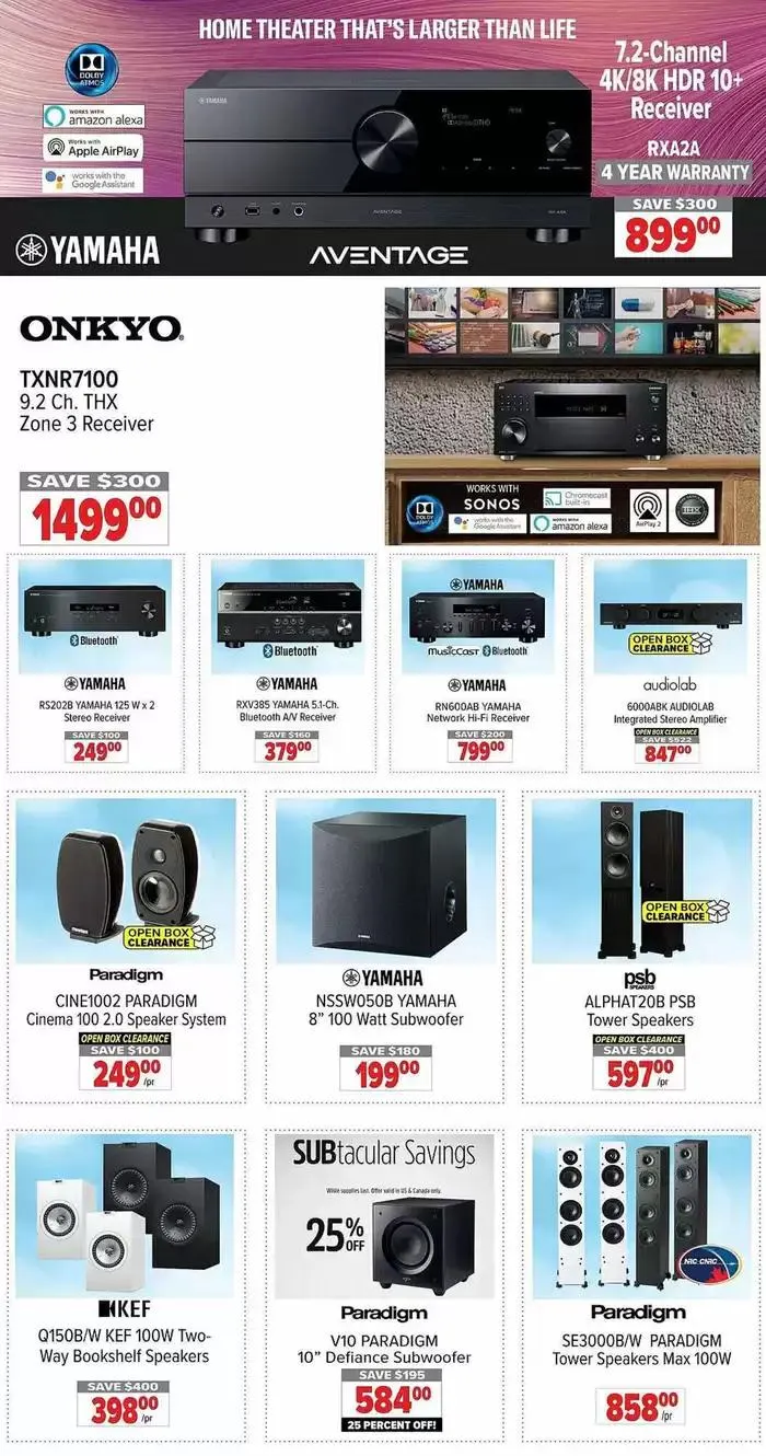 2001 Audio Video weekly flyer from January 10 to January 17 2025 - flyer page 9