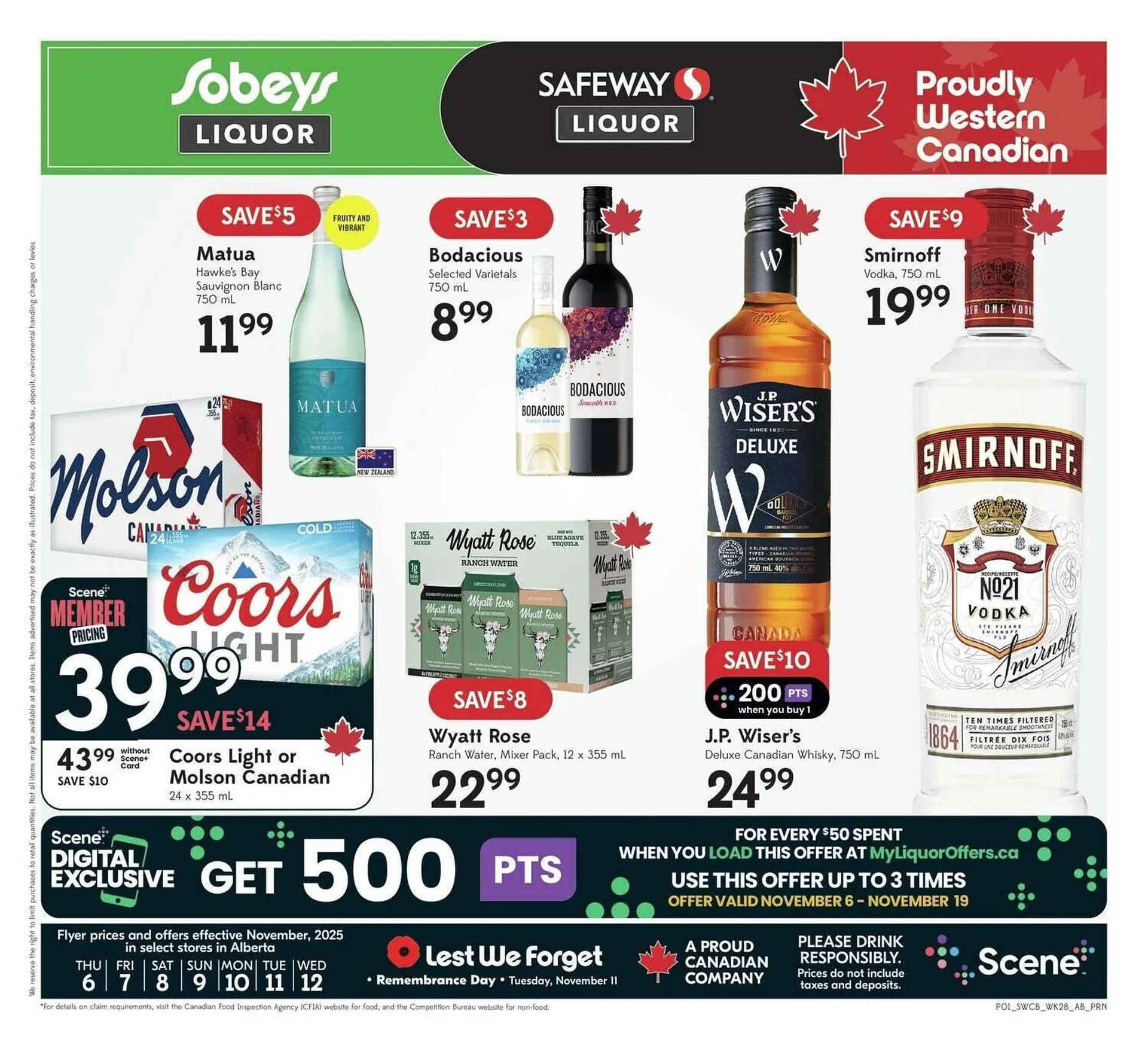 Safeway flyer from November 6 to November 13 2025 - flyer page 1