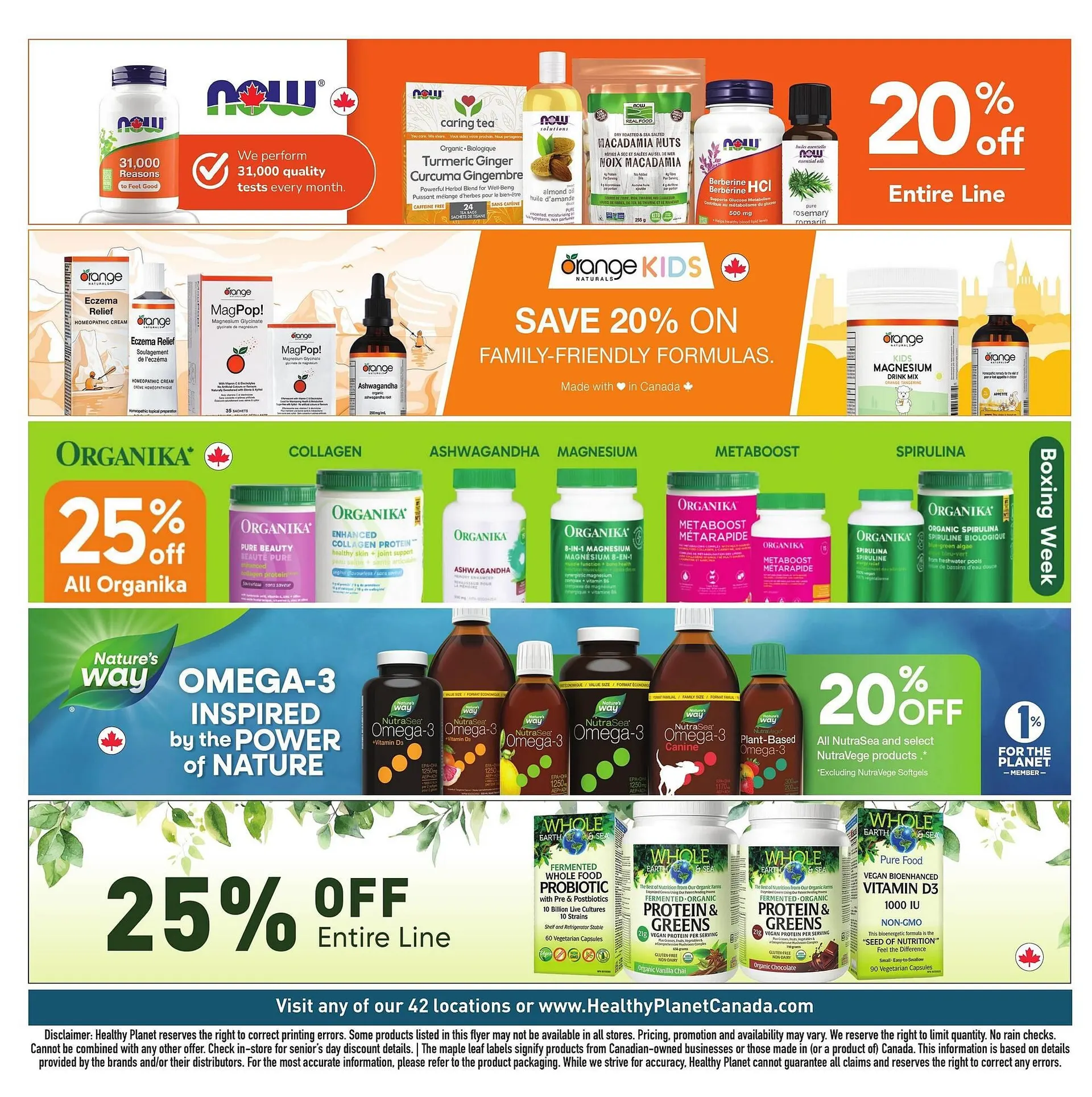 Healthy Planet flyer from December 22 to January 7 2026 - flyer page 13
