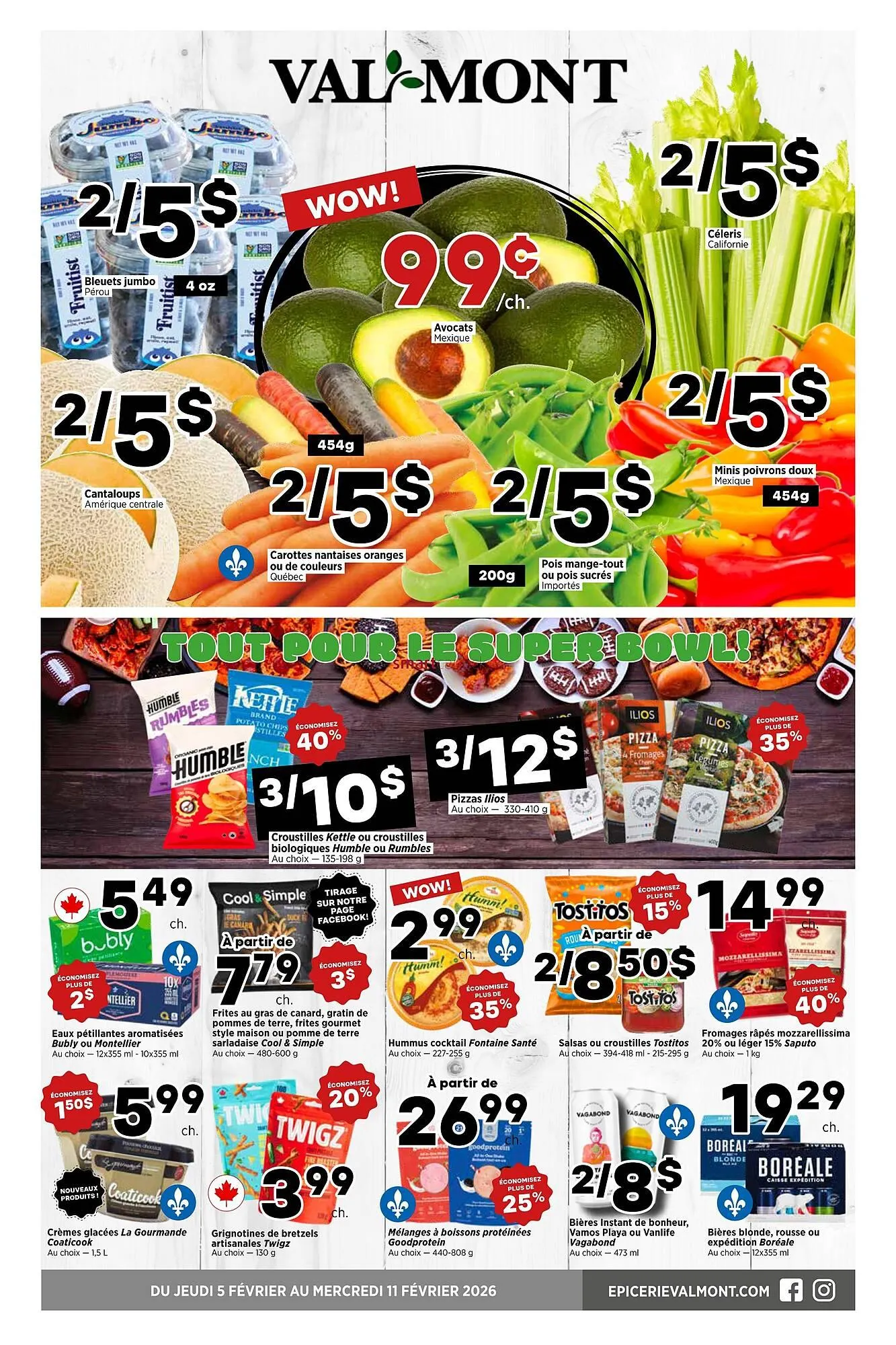 Val-Mont flyer from February 5 to February 11 2026 - flyer page 1