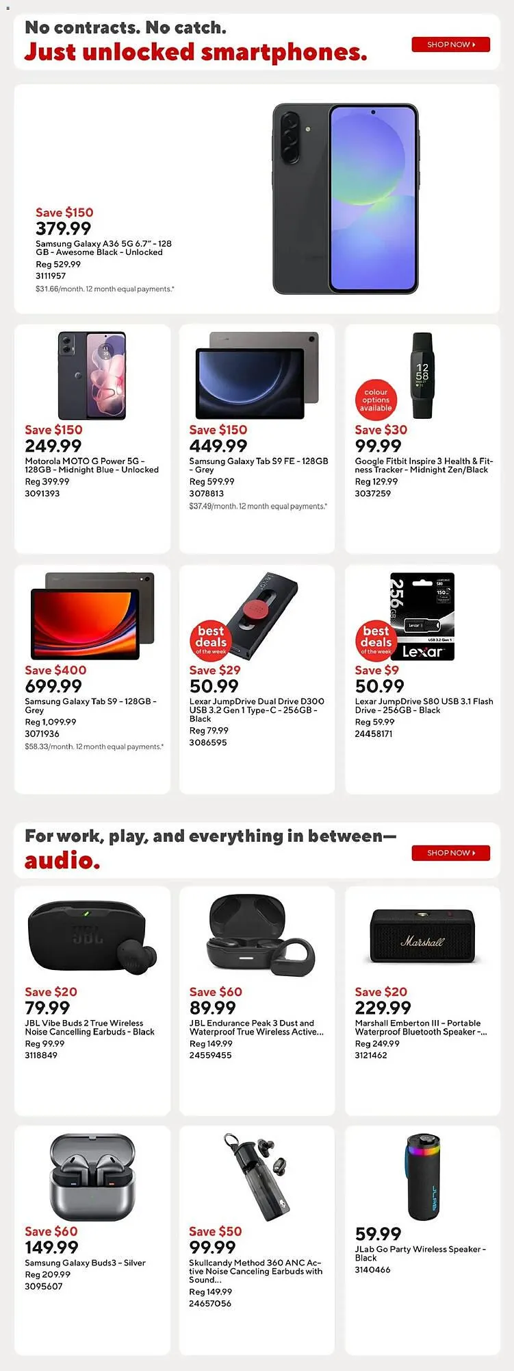 Staples flyer from January 16 to January 23 2026 - flyer page 12