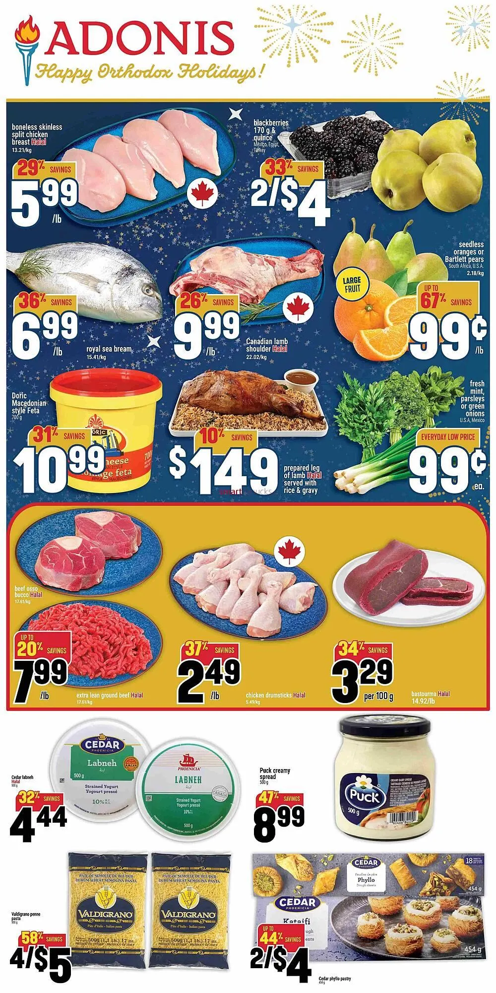 Marché Adonis flyer from January 1 to January 7 2026 - flyer page 1