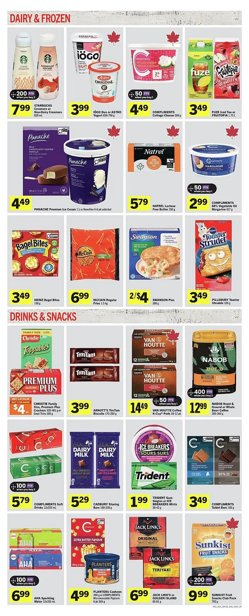 IGA flyer from October 16 to November 6 2025 - flyer page 7