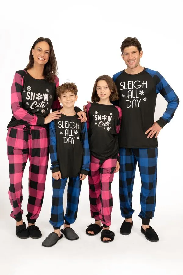 Rêves - Matching family PJ set - Snow & Sleigh