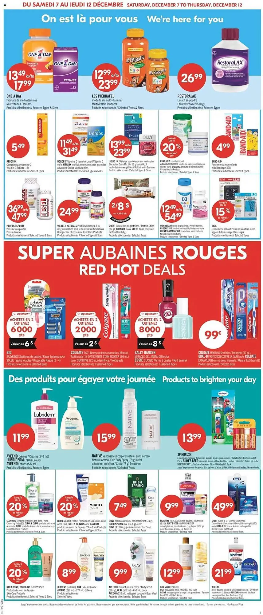 Pharmaprix flyer from December 7 to December 12 2024 - flyer page 15