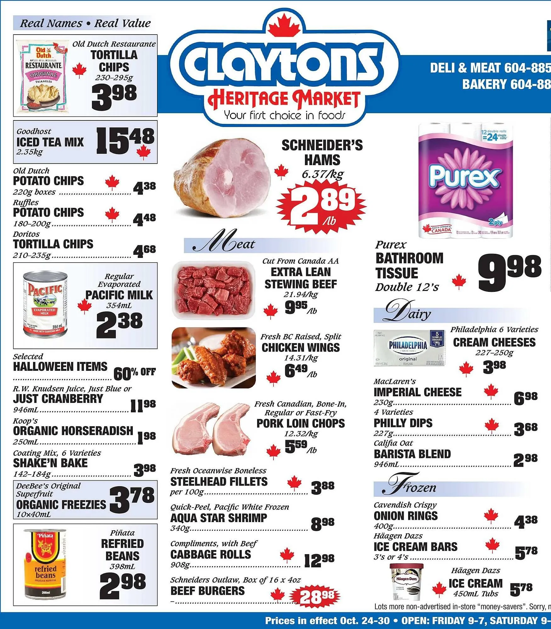 Claytons Heritage Market flyer - 1