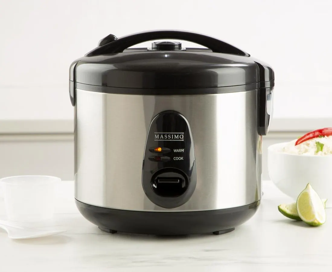 Massimo Electric Rice Cooker, 6 Cups
