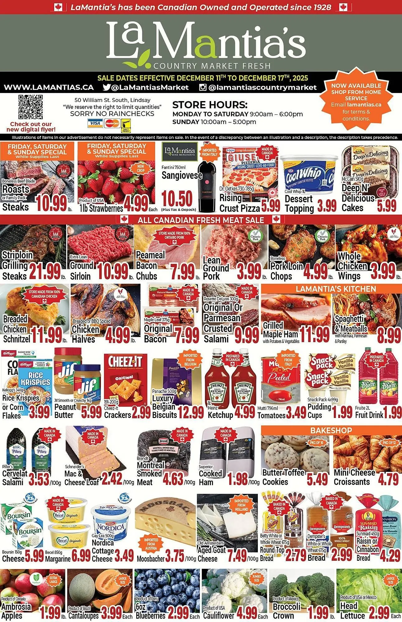 Lamantia's flyer from December 11 to December 17 2025 - flyer page 1